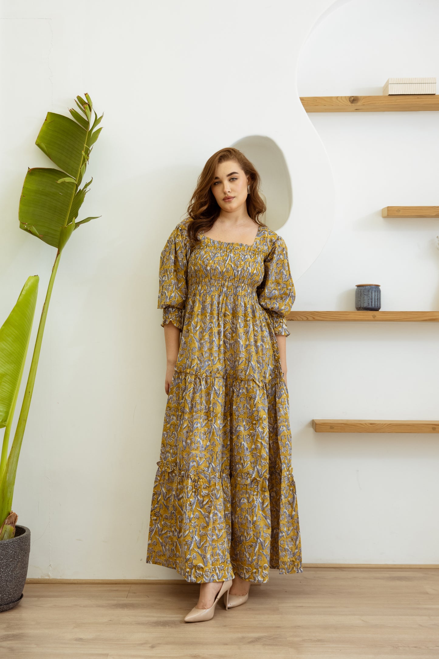 Samirah Shirred Tier Dress