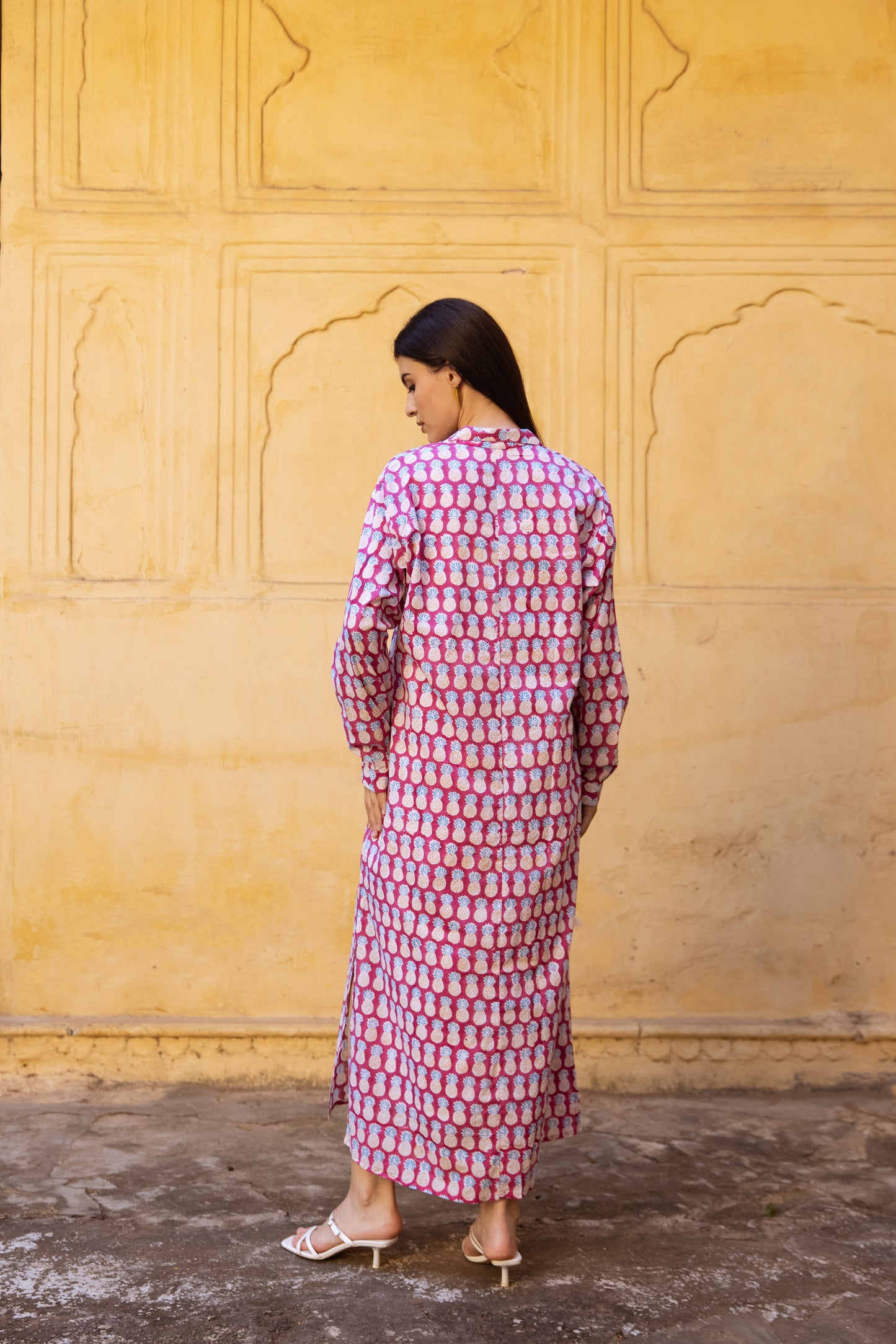 Pineapple Shirt Dress