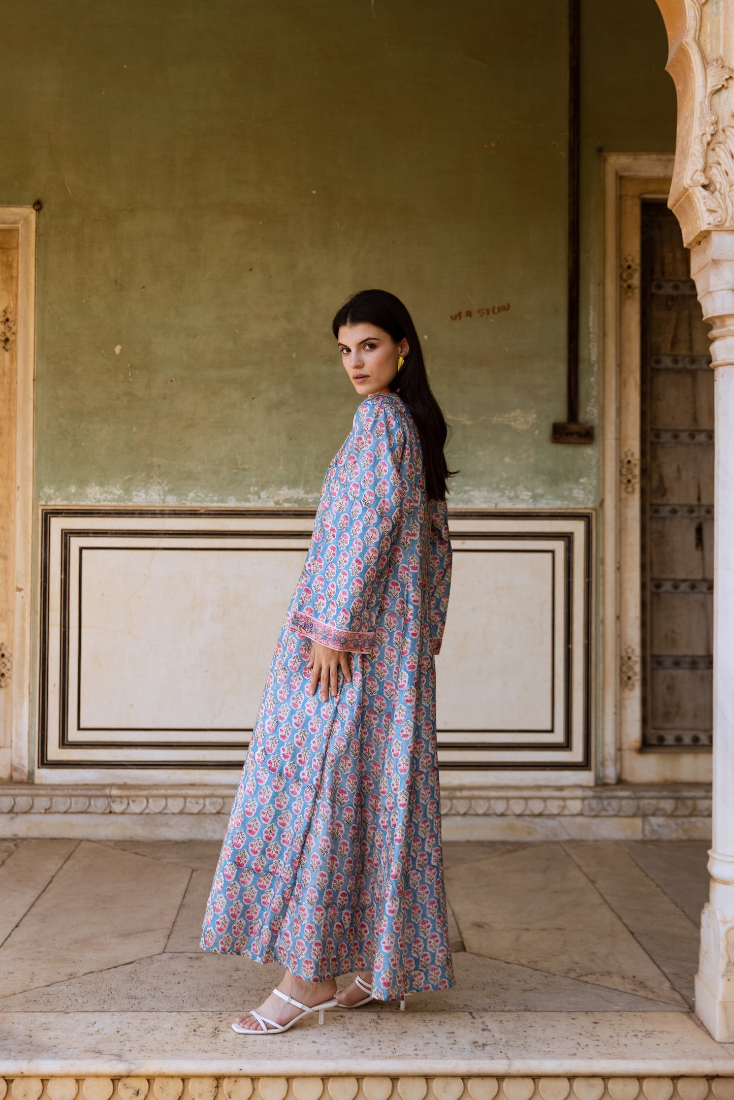 Bhoomi Chanderi Silk Dress (Fully Lined )