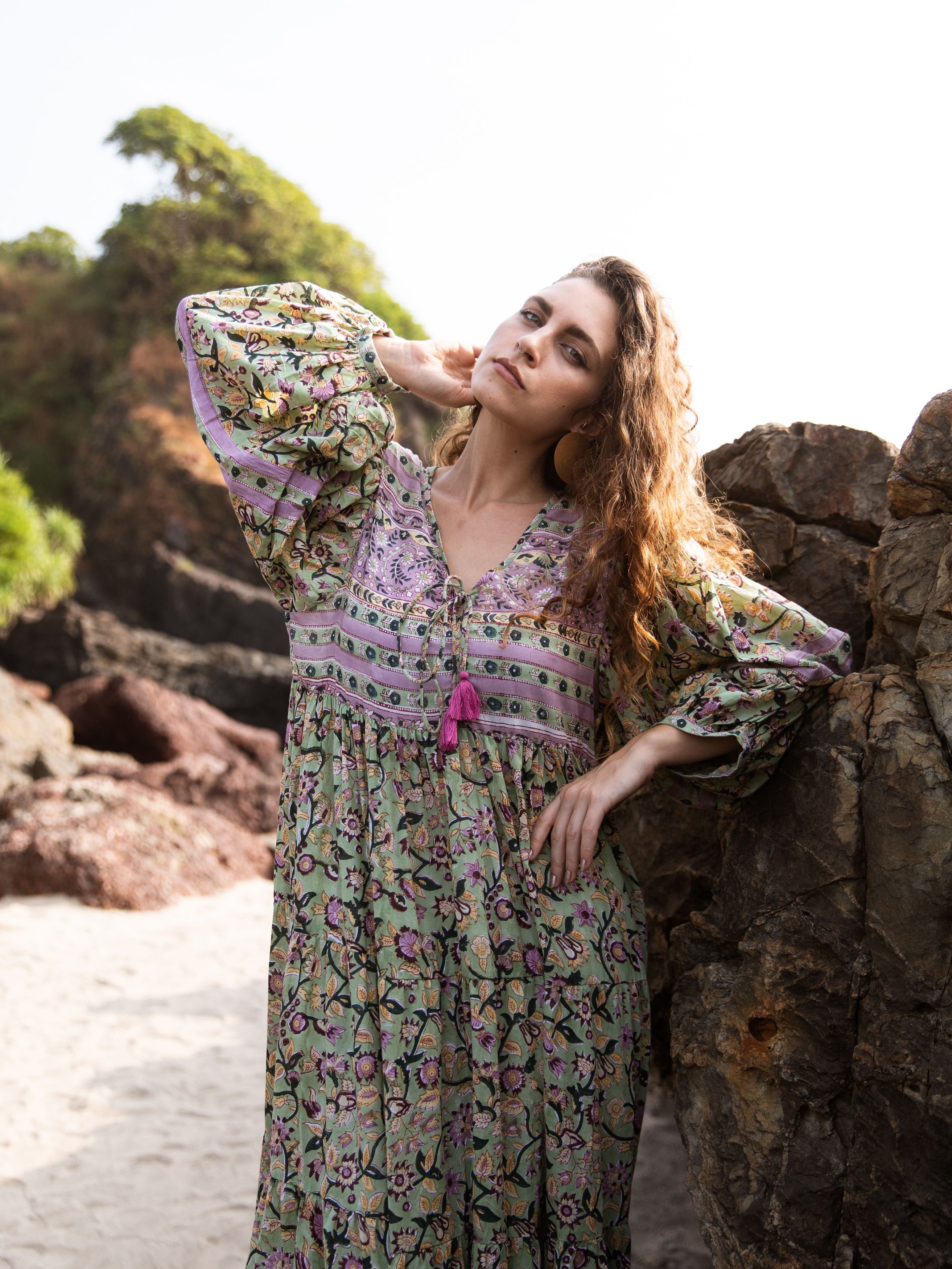 Bohemian dress on sale for women